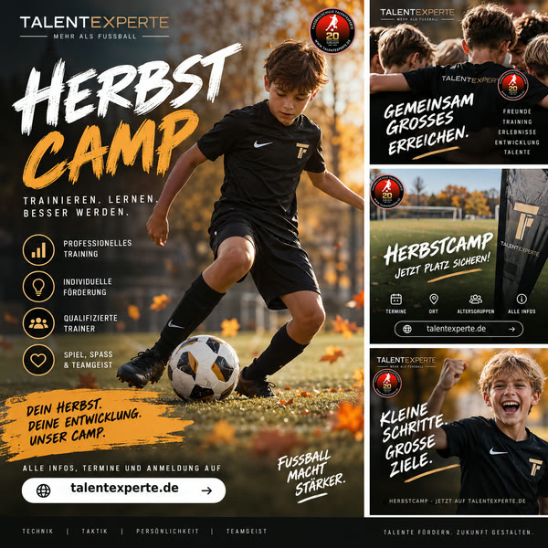Herbstcamp II: Teamgeist beim Fußballcamp