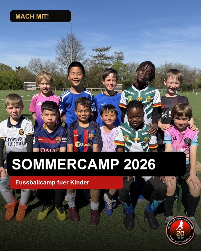 Instagram-Beitrag vom 28.05.2026: Sommerferien, die nach Fussball, Freunden und richtig viel Spass aussehen. Im TALENTEXPERTE Sommercamp …
