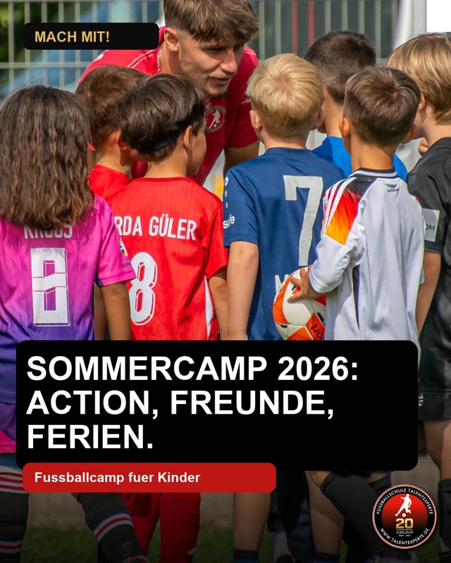 Instagram-Beitrag vom 24.06.2026: Sommercamp 2026: Action, Freunde, Ferien. Vier Tage, die sich nach echten Sommerferien anfuehlen: viel …